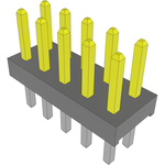 Conn Unshrouded Header HDR 10 POS 2mm Solder ST Top Entry Thru-Hole Bulk