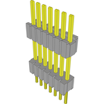 Conn Board Stacker HDR 7 POS 1.27mm Solder ST Thru-Hole Tube