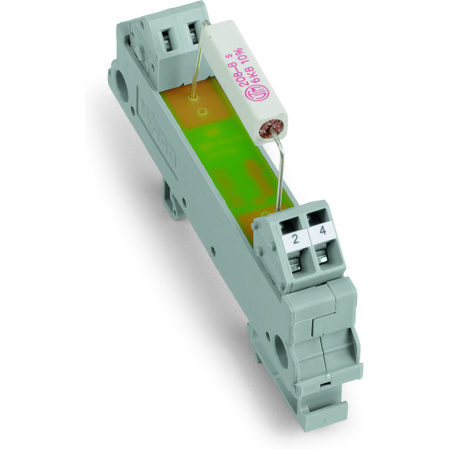 WAGO-289-128/001-000 Productos, misceláneos Component Module with Resistor, with 1 PCS, Resistor 2K4, 5 Watt