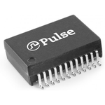 Telecom Transformer 4(1:1) 0.65Ohm Prim. DCR 0.65Ohm Sec. DCR 24 Terminal Gull Wing SMD Automotive AEC-Q200