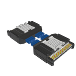 Cable Assembly Twinax 0.609m 34AWG Board to Board to Board to Board PL-PL AcceleRate® Bag