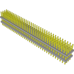 Conn Board Stacker HDR 144 POS 2mm Solder ST Top Entry Thru-Hole Bulk