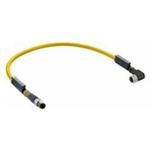 M8-Round-Plug Connector, Sensor/Actuator Double-Ended Cordsets