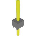 Conn Unshrouded Header HDR 1 POS Solder ST Top Entry Thru-Hole Bulk