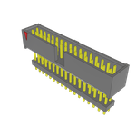 Conn Elevated Shrouded Header HDR 34 POS 2.54mm Solder ST Top Entry Thru-Hole Layer