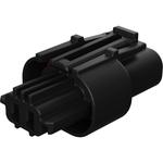 Conn Housing RCP 2 POS 3.6mm Crimp ST Cable Mount Black Squba Tray