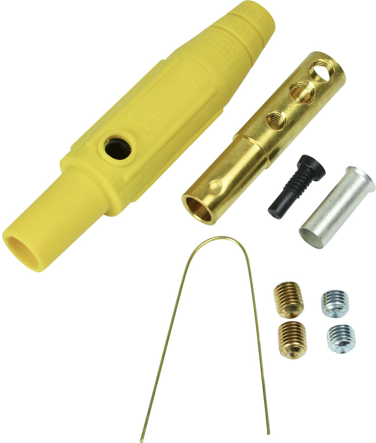 Marinco-CLM2F-H Steckverbinder CLM Series Inline Single Pin Connectors (150A / 600V) #8 - #2 AWG Female - Yellow (H)