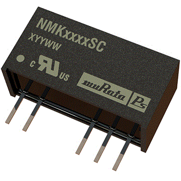 Murata Manufacturing-NMK0509SC DC/DC-Wandler und Spannungsreglermodul Module DC-DC 5VIN 2-OUT -9V/9V -0.111A/0.111A 2W 5-Pin SIP Tube