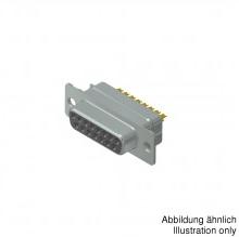 CONEC-242A29110X Steckverbinder, D-Sub Conn D-Sub SKT 15 POS Solder Cup ST Panel Mount 15 Terminal 1 Port