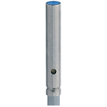 Inductive Sensor, 4mm Diameter Smooth Housing, 1.5mm Operating Distance, Embeddable, PNP, NO, 2m 3-wire PVC Cable, 25mm Housing Length
