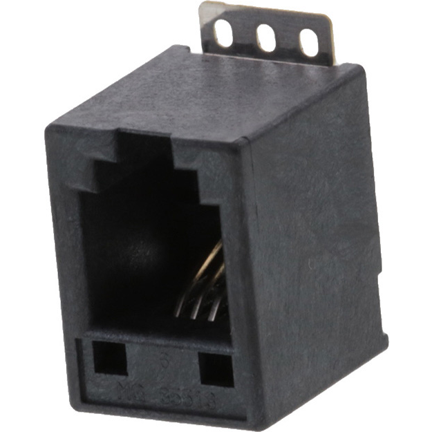 Molex-0855135016 Connector Telephone and Telecom Conn RJ-11 F 4 POS 1.27mm Solder ST SMD 4 Terminal 1 Port Cat 3 T/R