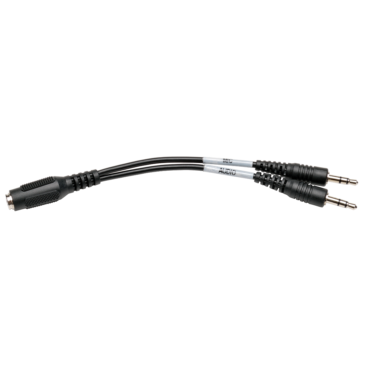 Eaton (formerly TrippLite)-P318-06N-FMM Audio/Video Kabelsortiment Cable Assembly Audio 0.15m 3.5mm to 2(3.5mm) 4 to 3 POS F-M 28AWG