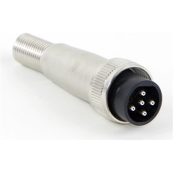 Switchcraft-SL405MX Steckverbinder für Audio und Video Conn Slim Line Connector M 5 POS Solder Lug ST Cable Mount 5 Terminal 1 Port