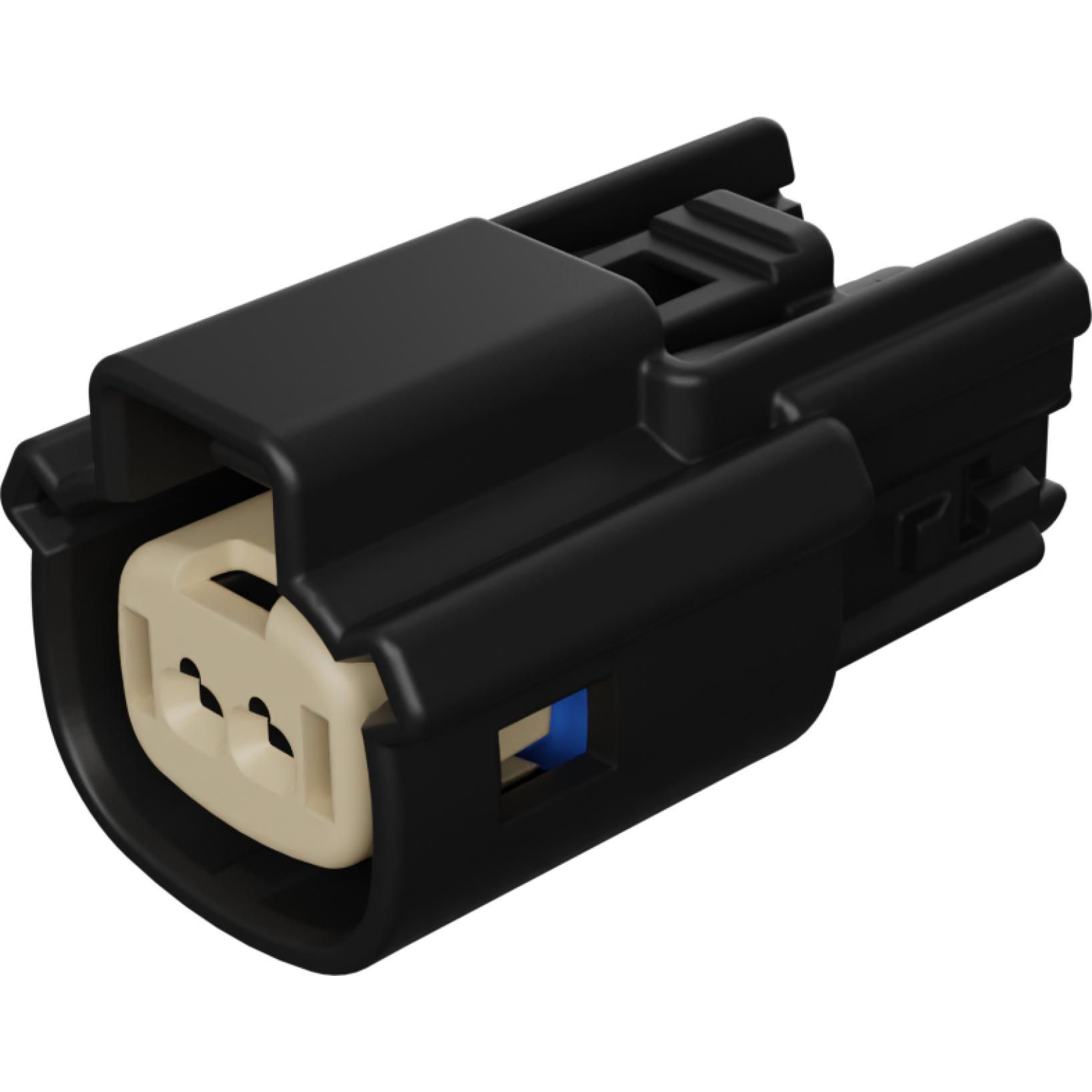 Molex-334710201 分立接线罩连接器 Conn Housing RCP 2 POS 3.5mm Crimp ST Cable Mount Black MX 150™ Bag