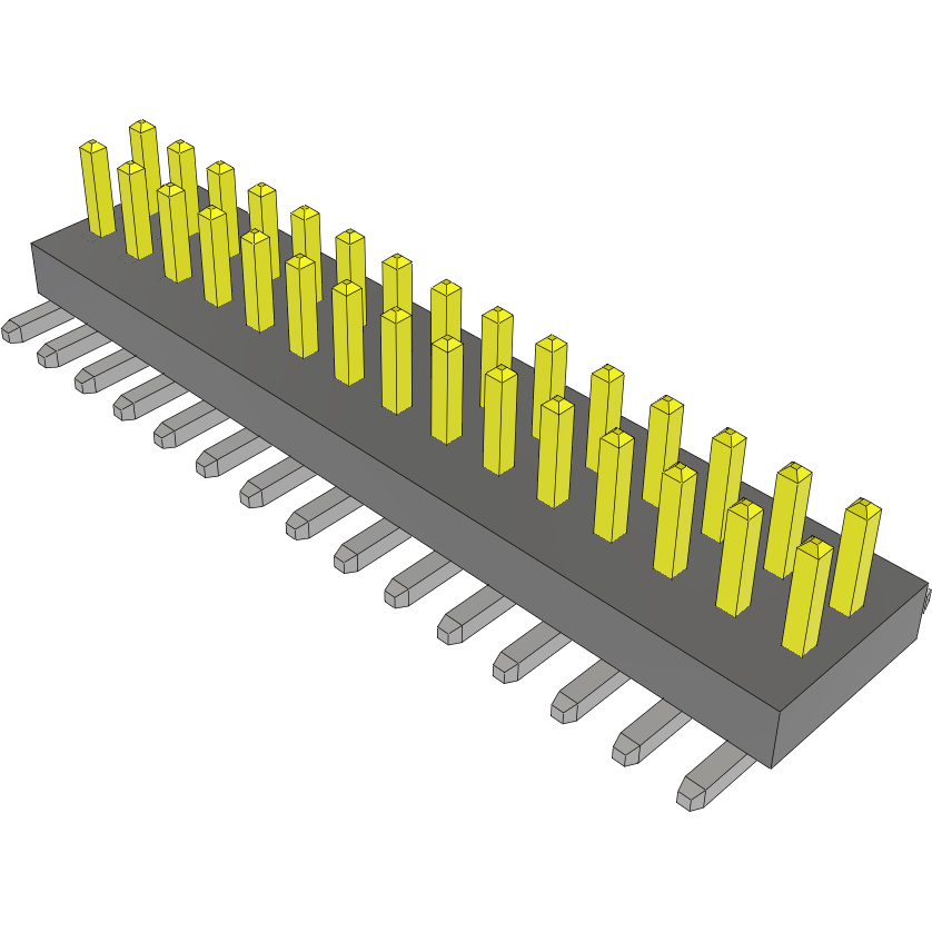 Samtec-FTM-115-03-F-DV Steckverbinderleisten und Leiterplattenbuchsen Conn Unshrouded Header HDR 30 POS 1mm Solder ST Top Entry SMD Tube