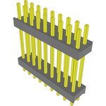 Conn Board Stacker HDR 18 POS 2.54mm Solder ST Top Entry Thru-Hole Bulk