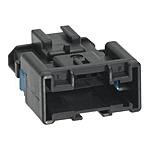 Conn Housing PL 6 POS 3.33mm/4.2mm/5mm Crimp ST Cable Mount Black Bag