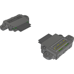 Cable Assembly Coax Micro Ribbon 0.15m 38AWG Micro High Speed Terminal to Micro High Speed Socket F-M Q STRIP® Bag