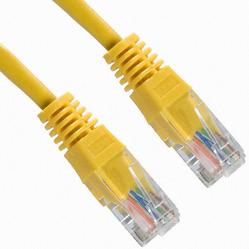 Assmann WSW components, Inc-A-MCUP-80005/Y null Cable Assembly Cat 5e UTP 0.5m 26AWG RJ-45 to RJ-45 8 to 8 POS M-M Crimp-Crimp Bag