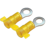 Ring Tongue Terminal 10-12AWG Copper Yellow 30.7mm Tin T/R