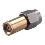 Conn SMA-MMBX Adapter 0Hz to 6GHz 50Ohm ST PL/RCP Gold Over Nickel Single