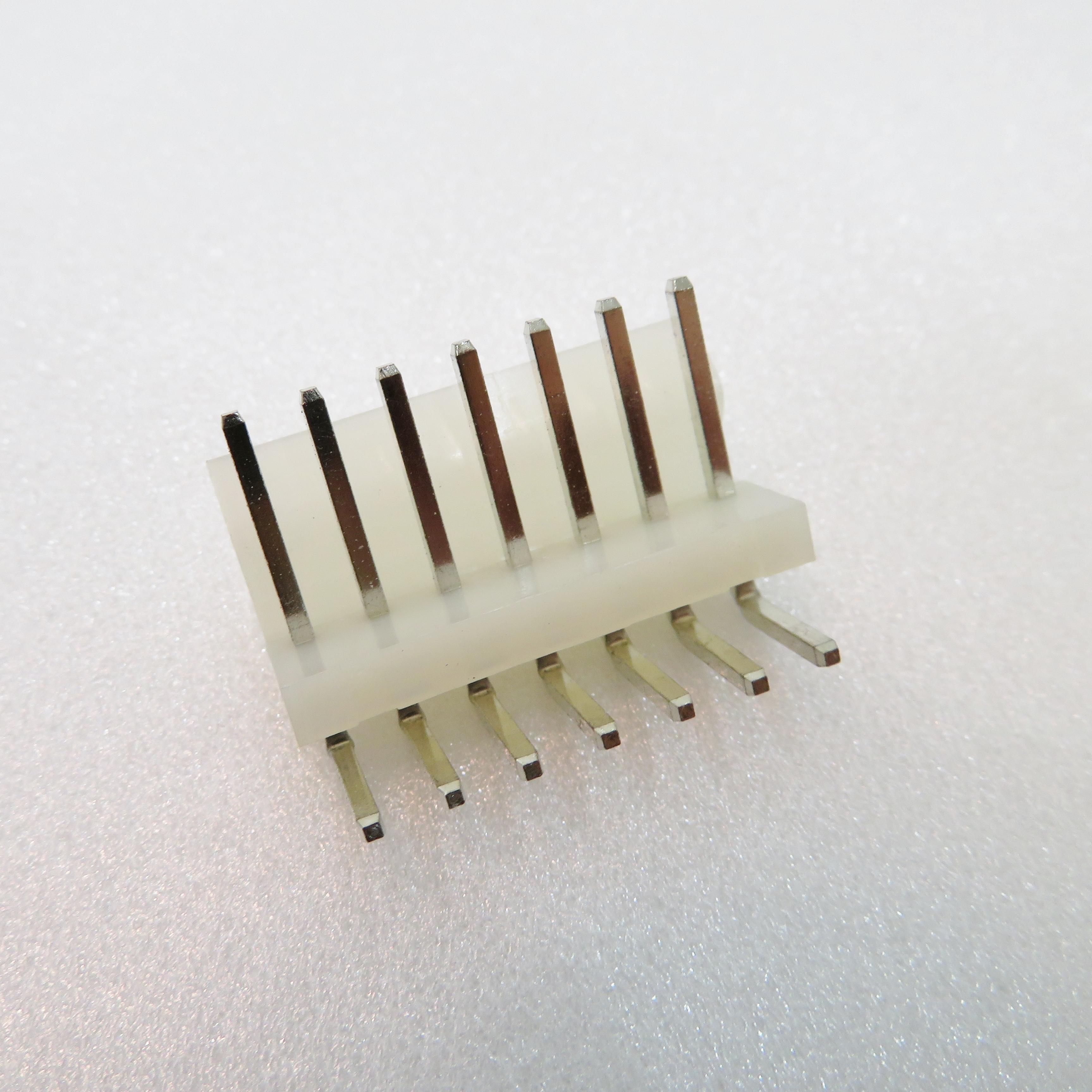 ADAM TECH-LHB-07-SB1 Embases de raccordement et réceptacles PCB Conn Wire to Board HDR 7 POS 3.96mm Solder RA Thru-Hole