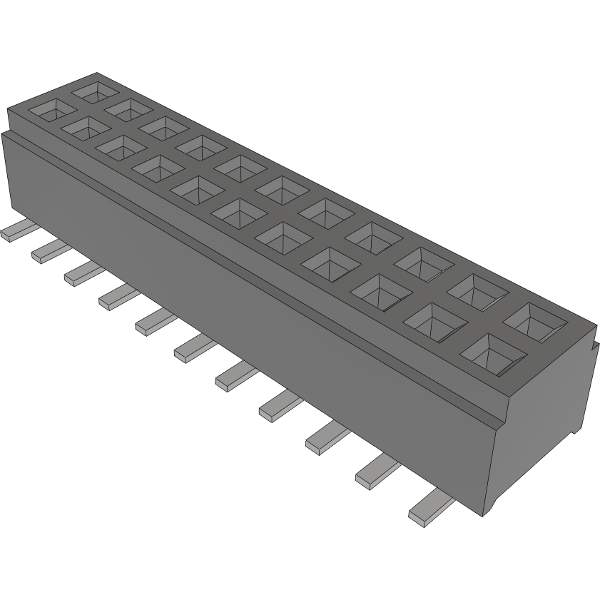 Samtec-CLM-111-02-L-D-TR Steckverbinderleisten und Leiterplattenbuchsen Conn Micro Socket Strip SKT 22 POS 1mm Solder ST SMD T/R