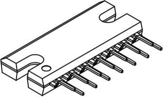 onsemi-LA4450F-E Audio Amplifiers Audio Amp Speaker 2-CH Stereo 20W Class-AB 14-Pin SIP-H Tube