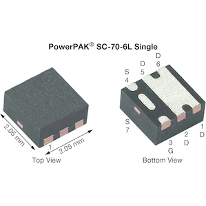 Vishay-SIAA00DJ-T1-GE3 MOSFETs Trans MOSFET N-CH 25V 20.1A 6-Pin PowerPAK SC-70 EP T/R