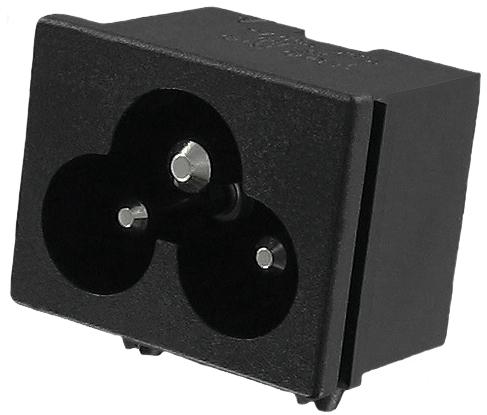 Qualtek Electronics-771W-BX2/01 Connector Power Conn Power M 3 POS Solder ST Thru-Hole/Cable Mount 3 Terminal 1 Port Bulk