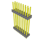 Conn Board Stacker HDR 16 POS 2.54mm Solder ST Top Entry Thru-Hole Bulk