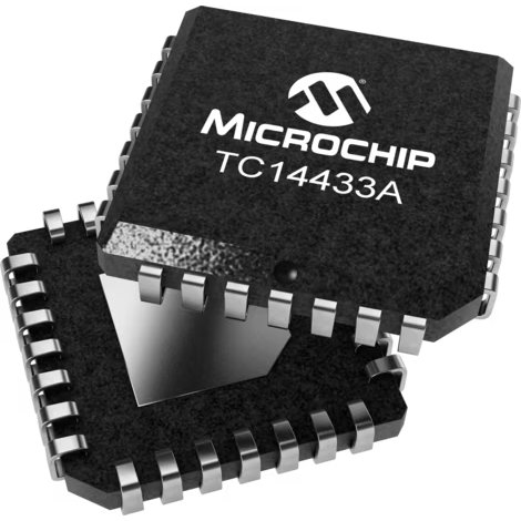 Microchip Technology-TC14433AELI ADC 1-Channel Single ADC Dual Slope 25sps 3 1/2Digit BCD 28-Pin PLCC Tube