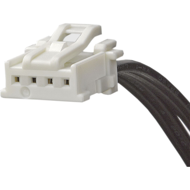 Molex-151360401 Montajes de cables, otros Cable Assembly UL 1061 0.1m 22AWG Wire to Board to Wire to Board 4 to 4 POS F-F Crimp-Crimp MicroClasp Bag