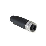 Cable Assembly Circular 1m 22-28AWG M12 Circular 4 Straight