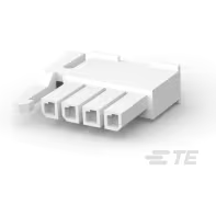 TE Connectivity-2029102-4 Connector Discrete Wire Housing Conn Housing RCP 4 POS 3mm Crimp ST Cable Mount Natural Tray
