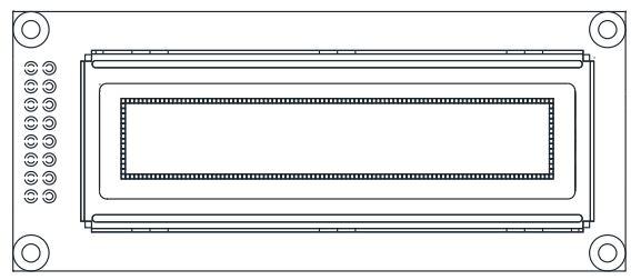 Vishay-OLED-100H016C-BPP5N00000 OLED-Module Blue OLED Display Graphic Display Parallel Interface 5V 16-Pin