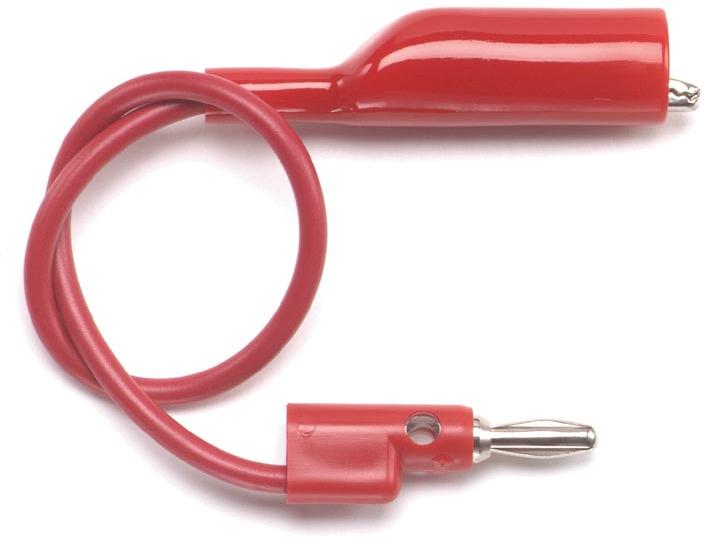 Pomona Electronics-1166-60-2 Test and Measurement Accessories 1166-60-2 Pomona Electronics Test & Measurement Accessories Patch Cord Alligator Clip To Multi-Stacking Banana plug-Arrow.com
