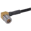 HUBER+SUHNER-16_QMA-W50-3-5/113_NE RF-Steckverbinder Conn QMA 0Hz to 18GHz 50Ohm Solder RA Cable Mount M Gold Over Nickel Phosphorus Single