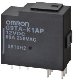 Omron-G9TA-K1AP DC12 Power Relays Power Relay 12VDC 60A SPST-NO(39.1mm 18mm 36.7mm) THT