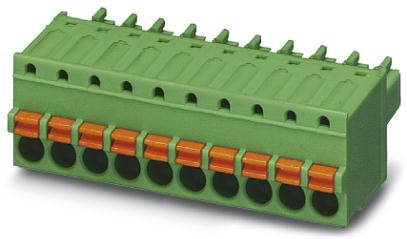 PHOENIX CONTACT-FK-MCP 1.5/ 2-ST-3.5 Steckverbinder, Klemmenblöcke Conn PC Terminal Block F 2 POS 3.5mm Push-In Spring ST Cable Mount 8A Cardboard