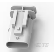 TE Connectivity-2-1564559-1 Einzeladersteckverbinder, Gehäuse Conn Housing M 4 POS 4mm ST Cable Mount Gray