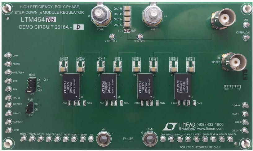 Analog Devices-DC2616A-D Power Management Development Boards and Kits LTM4647 High Efficiency, PolyPhase 120A Step-Down Power uModule Regulator
