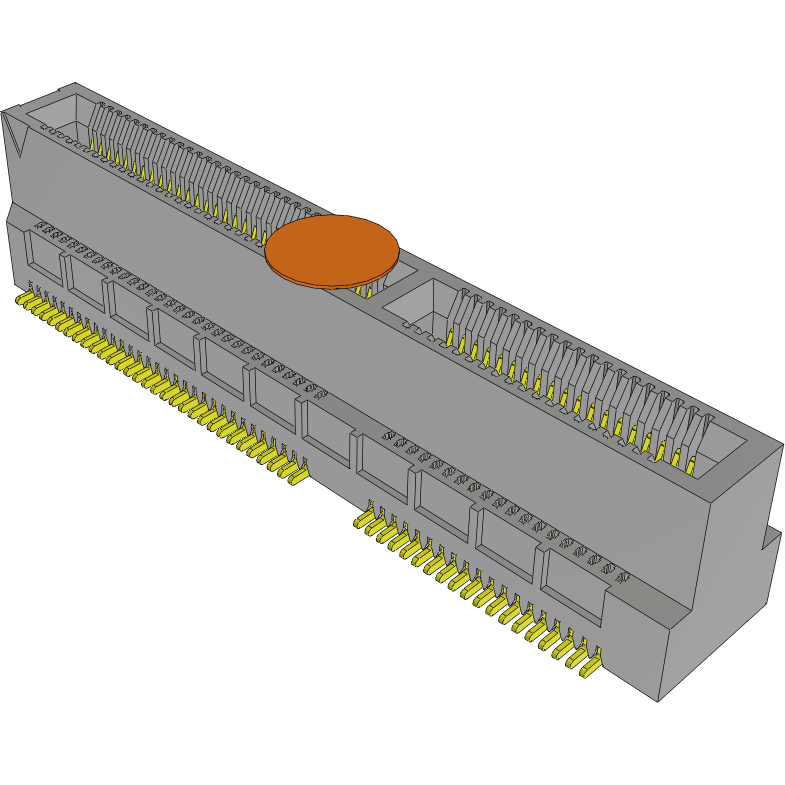 Samtec-MEC6-150-02-L-DV-A-K Steckverbinder, Kartenrand Conn Card Edge SKT 100 POS 0.635mm Solder ST SMD Tray
