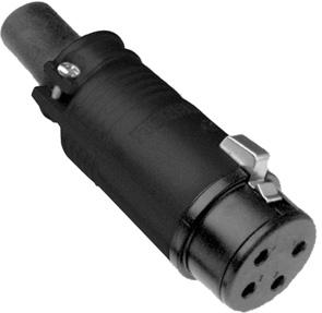 Amphenol-EP-4-11PB Steckverbinder für Audio und Video Conn High Power F 4 POS Solder Cup ST Cable Mount 4 Terminal 1 Port