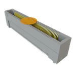 Conn High Speed Socket Strip SKT 100 POS 0.5mm Solder ST SMD T/R