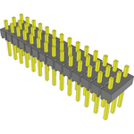 Conn Unshrouded Header HDR 42 POS 2.54mm Solder ST Top Entry Thru-Hole Bulk