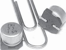 NIC Components-NACNW100M50V6.3X5.5TR13F 铝电容器 Cap Aluminum Lytic 10uF 50V 20% (6.3 X 5.5mm) SMD 23.89 Ohm 0.018A 1000h 105°C T/R