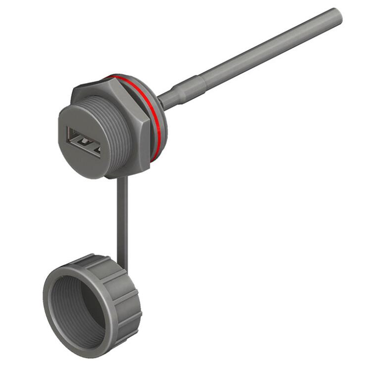 CnC Tech, LLC-107-1023-BL-00150 USB Kabelbaugruppen Cable Assembly USB 1.5m USB Type A 4 POS F 24AWG/28AWG