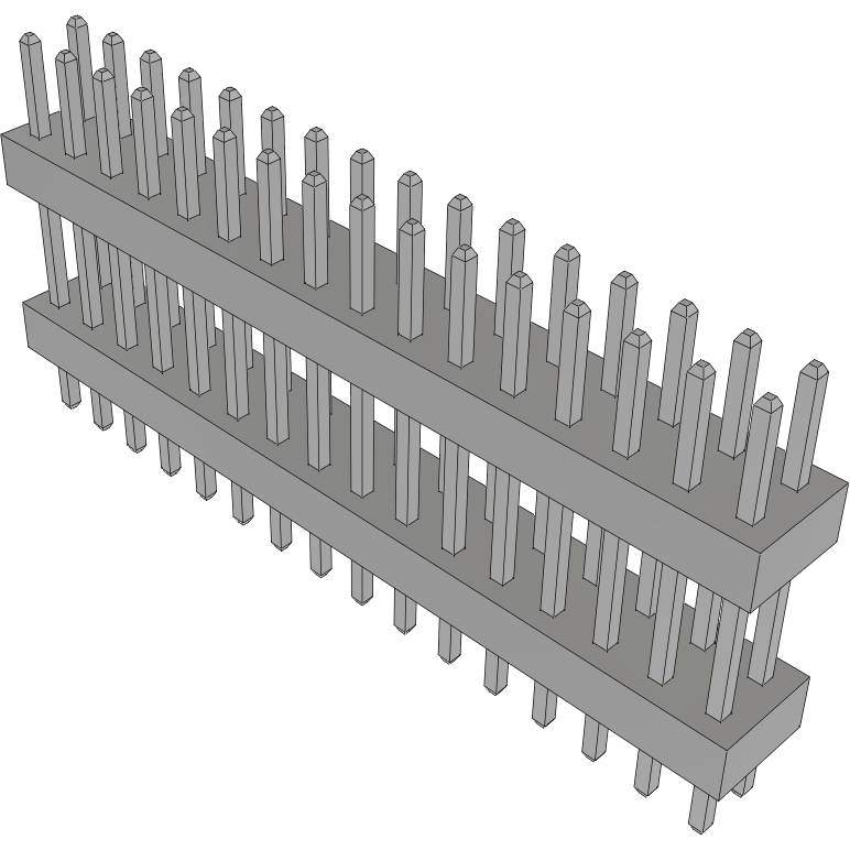 Samtec-TW-16-10-T-D-355-110 Steckverbinderleisten und Leiterplattenbuchsen Conn Board Stacker HDR 32 POS 2mm Solder ST Top Entry Thru-Hole Bulk