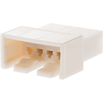 Molex-29-11-0103 Einzeladersteckverbinder, Gehäuse Conn Housing M 10 POS 2.5mm Crimp ST Cable Mount White SPOX™ Bag